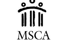 MSCA logo with abstract figures and pillars.