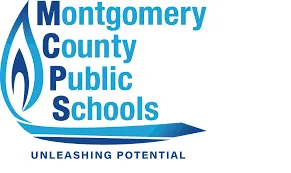 Montgomery County Public Schools logo, blue text.